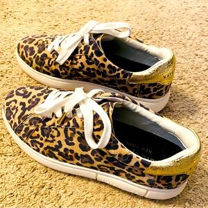 Very cute Kate Spade leopard print tennis shoes